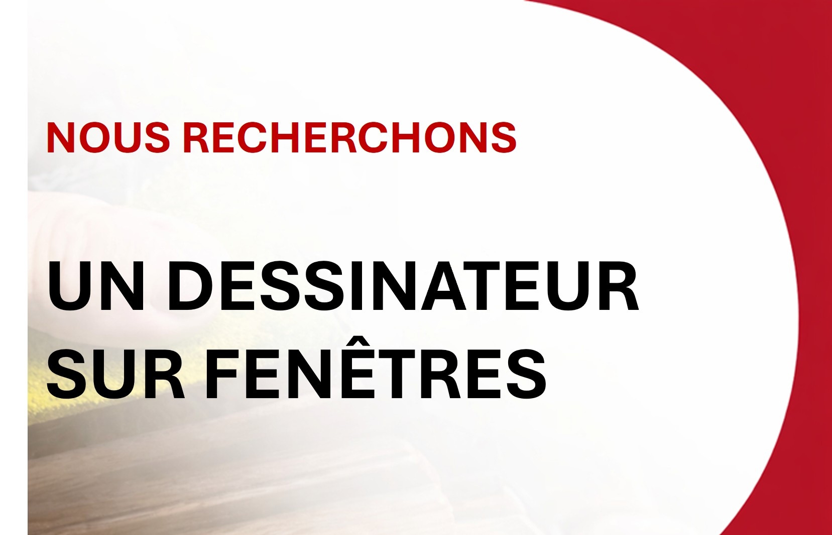 Offre d'emploi - dessinateur