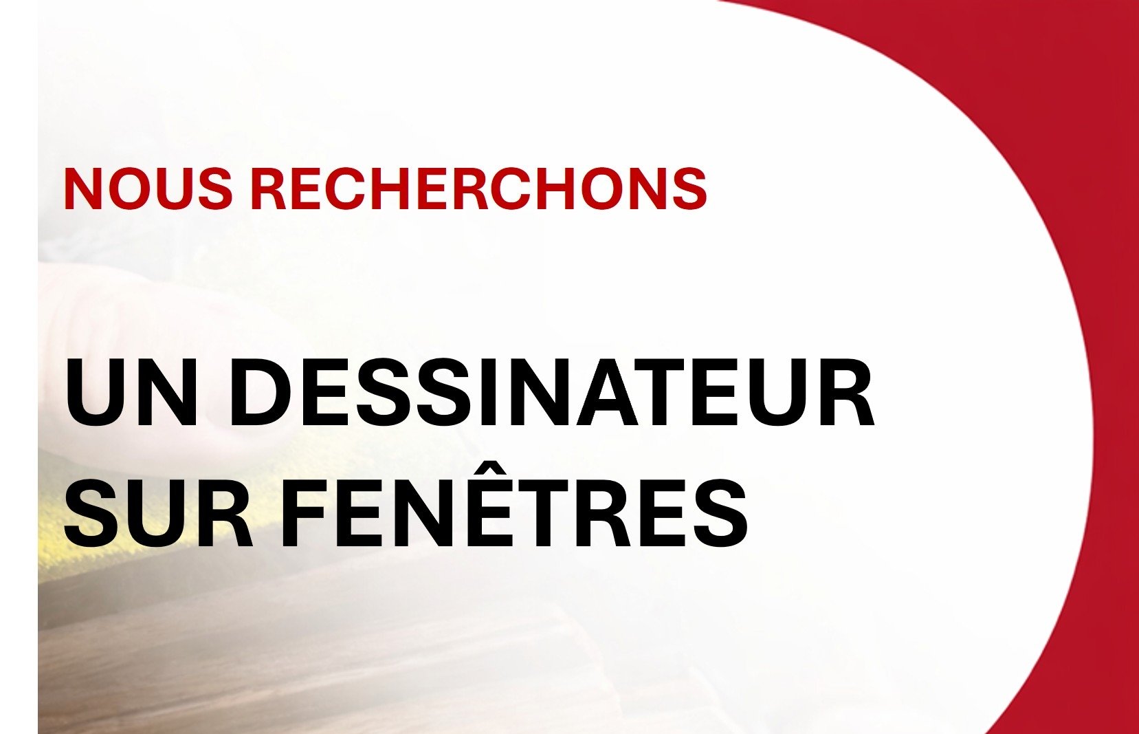 Offre d'emploi - dessinateur