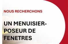 Offre d'emploi - menuisier-poseur